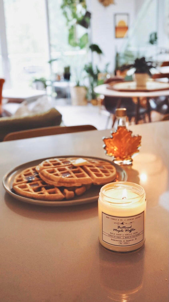 Buttered Maple Waffles Candle Collab with Jasmine Lorimer