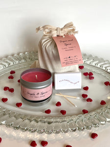Sugar & Spice XO Candle DUO + matches